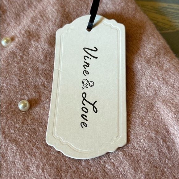 Vine & Love Pink Cowl Neck Sweater with Pearl Details - Picture 8 of 11